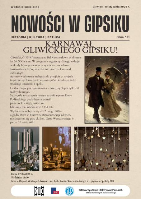 KARNAWAŁ Z HISTORIĄ W BIPROHUT STACJA GLIWICE 