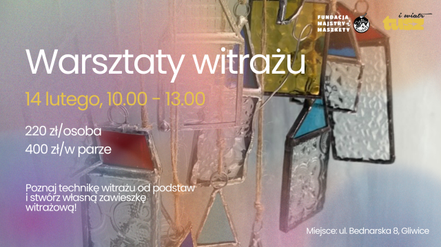 Warsztaty witrażu w Walentynki!