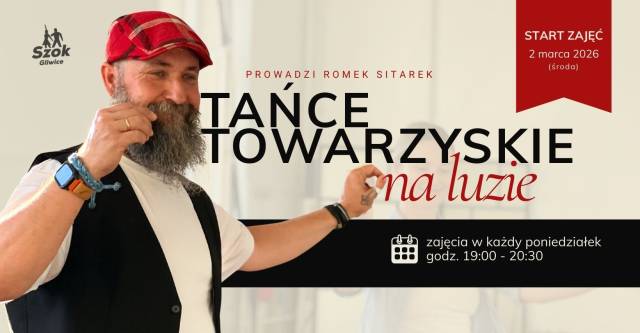Tańce towarzyskie na luzie - baw się tańcem bez spiny!