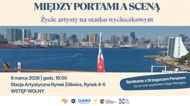 "Między portami a sceną - życie artysty na statku wycieczkowym" | Spotkanie z Grzegorzem Penarem