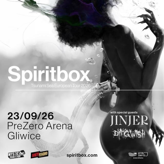 Spiritbox oraz ich goście specjalni – Jinjer i Dying Wish – wystąpią w Gliwicach 23 września