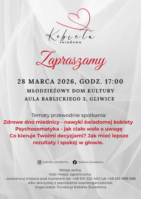 Spotkanie z cyklu "Kobieta Świadoma"