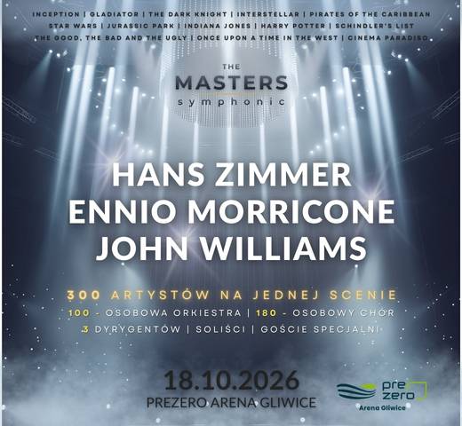  The Masters Symphonic: Hans Zimmer, Ennio Morricone, John Williams