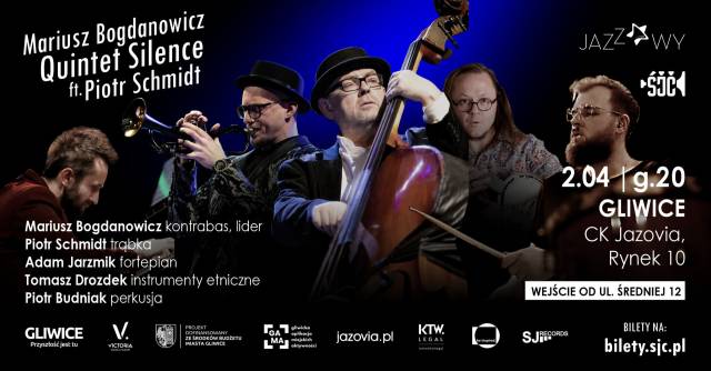 Czwartek jazzowy z Gwiazdą | Mariusz Bogdanowicz Quintet Silence ft. Piotr Schmidt