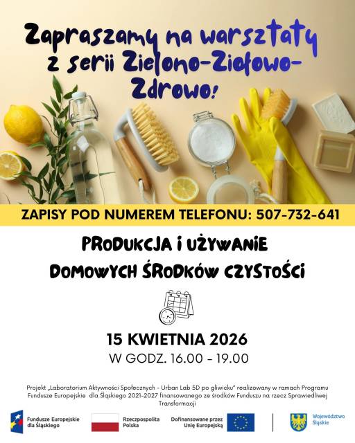 Produkcja i używanie domowych środków czystości