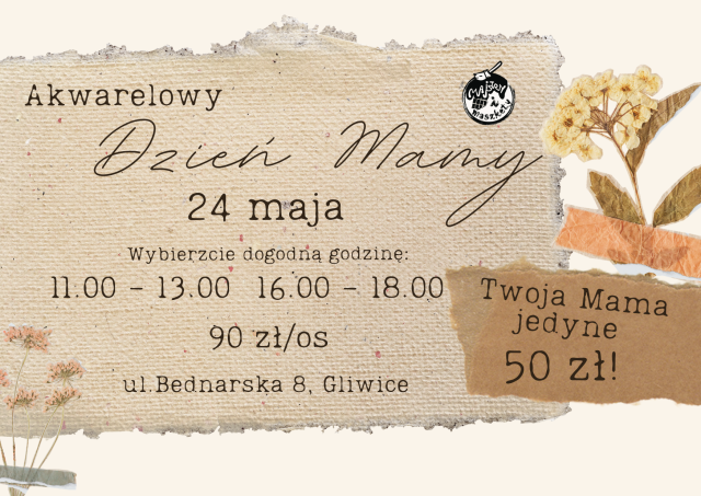 Dzień Mamy - warsztaty akwarelowe