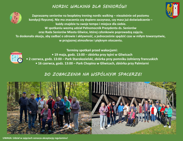 Spacer Nordic walking dla seniorów