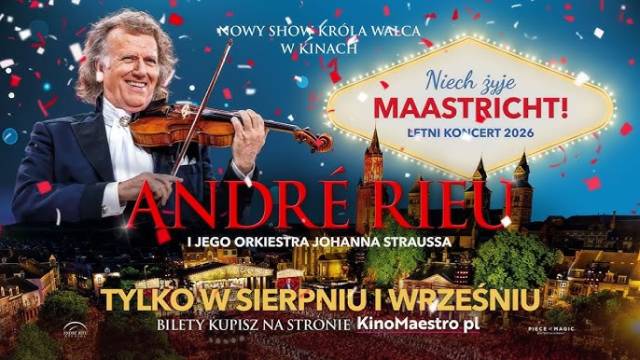André Rieu. Niech żyje Maastricht! Retransmisja koncertu letniego 2026
