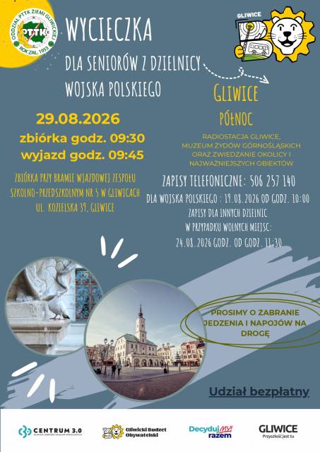 Wycieczka dla seniorów I Wojska Polskiego I GBO 2026