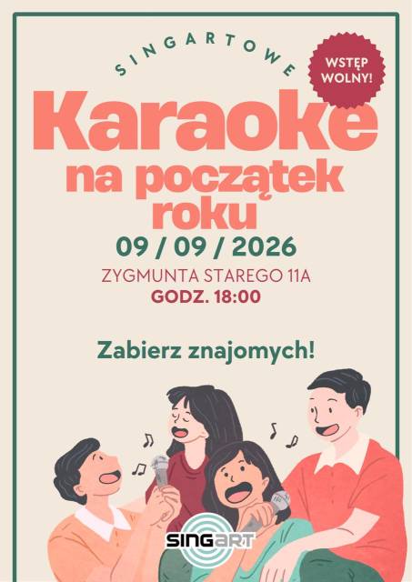 SingArtowe Karaoke na Początek Roku! | Wstęp wolny!