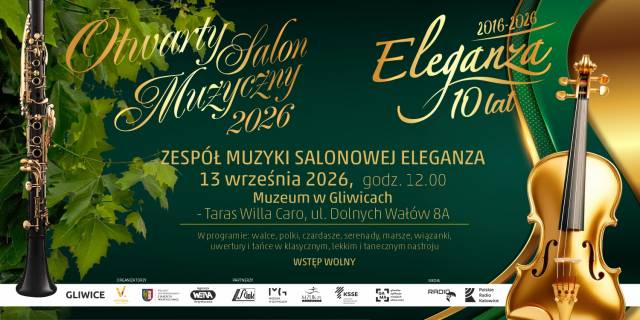 2 Koncert Zespołu Muzyki Salonowej ELEGTANZA w ramach Jubileuszowego "Otwartego Salonu Muzycznego" 2026 w Gliwicach 