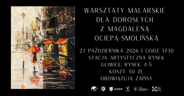 Warsztaty malarskie dla dorosłych z Magdaleną Ociepą-Smolińską