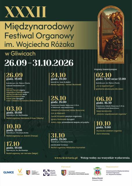Międzynarodowy Festiwal Organowy im. Wojciecha Różaka w Gliwicach