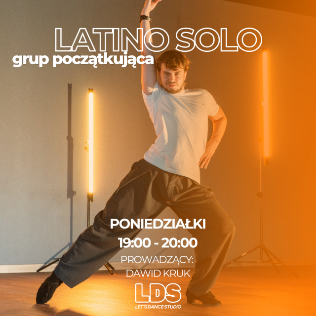 LATINO SOLO z Dawidem - grupa początkująca - poniedziałki 