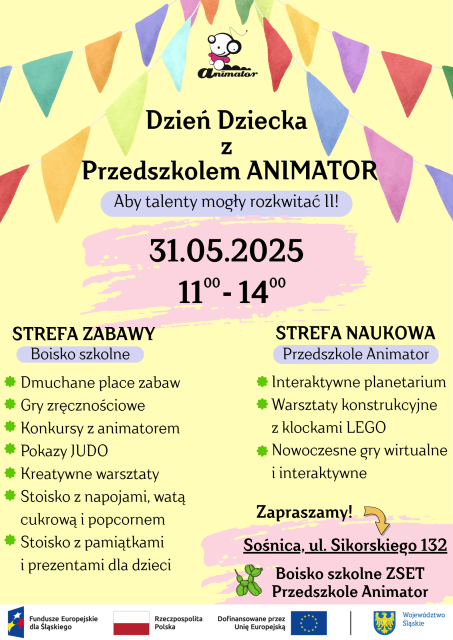 Dzień Dziecka z Przedszkolem ANIMATOR