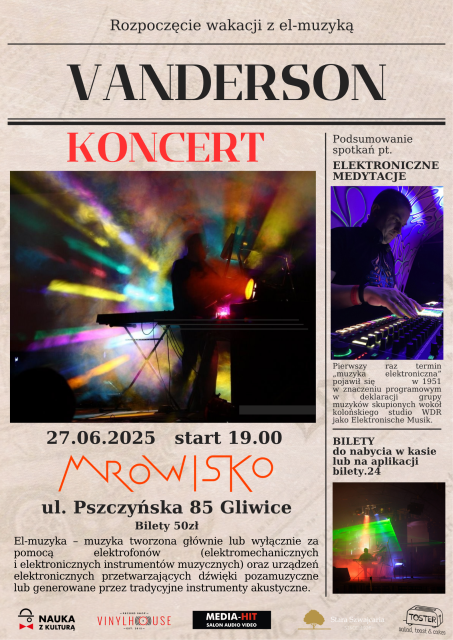 VANDERSON - Koncert el-muzyki na rozpoczęcie wakacji