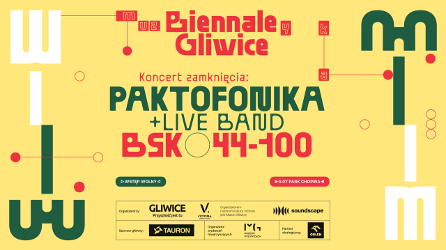 Koncert zamknięcia: Paktofonika + live band / BSK / 44-100 (Biennale Gliwice) 
