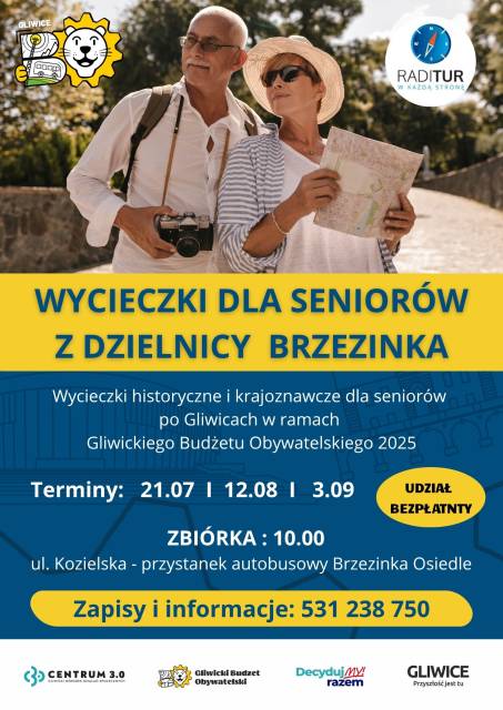 Wycieczki historyczne dla seniorów dzielnicy Brzezinka 
