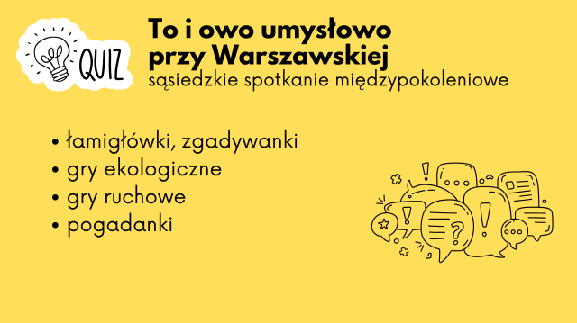 To i owo umysłowo przy Warszawskiej 