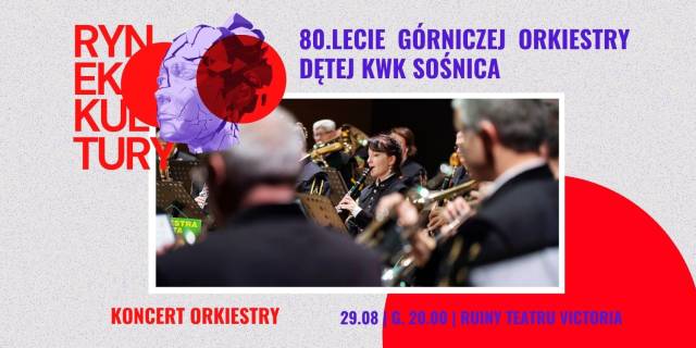 Koncert jubileuszowy z okazji 80-lecia Orkiestry Dętej KWK Sośnica