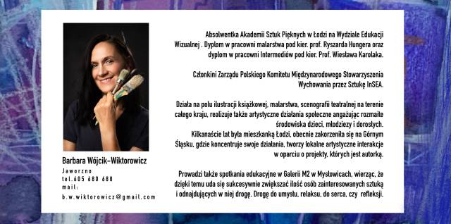 Barbara Wójcik-Wiktorowicz - "Sploty i styki" - malarstwo