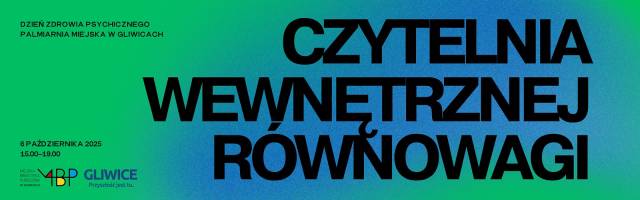 Czytelnia wewnętrznej równowagi — dzień zdrowia psychicznego